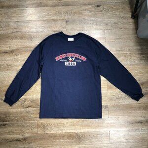 Disney Mens Small Long Sleeve Shirt Cruise Lines Mickey Mouse 1998 Embroidered